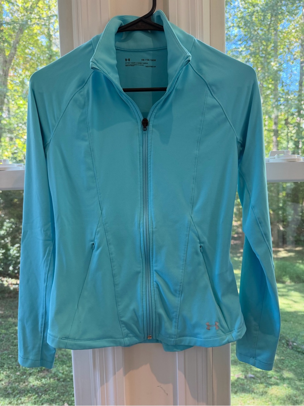 Under Armour Women's Light Aqua Full-Zip Athletic Jacket
